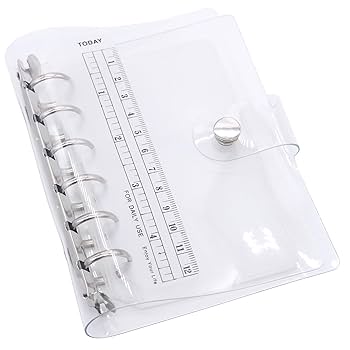 システム手帳   ミニ6 クリアシステム手帳 ミニ6 ナチュラル | 八文字屋OnlineStore
